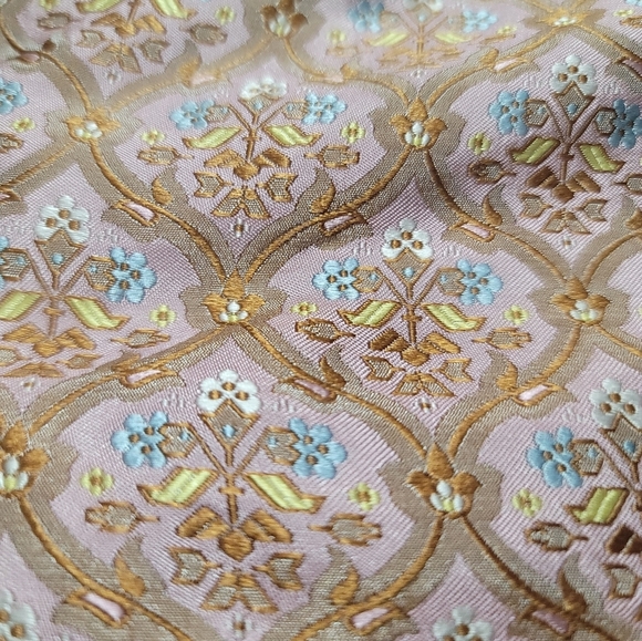 J. Crew Collection Patterned Pink Blue Silk Blend - Picture 4 of 10